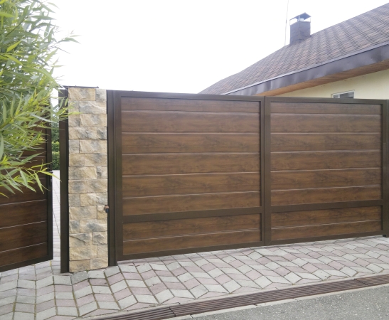 Распашные ворота в Чегеме