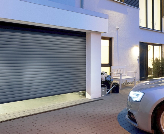 Ворота из роллетного профиля в Чегеме